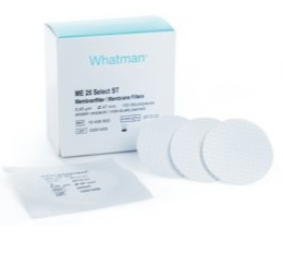 Whatman 10406970, Sterile Mixed Cellulose Ester Filter, ME Range (ME 24), 3.1 mm white/black grid, 0.2 um pore size, 47 mm circle (100 pcs)